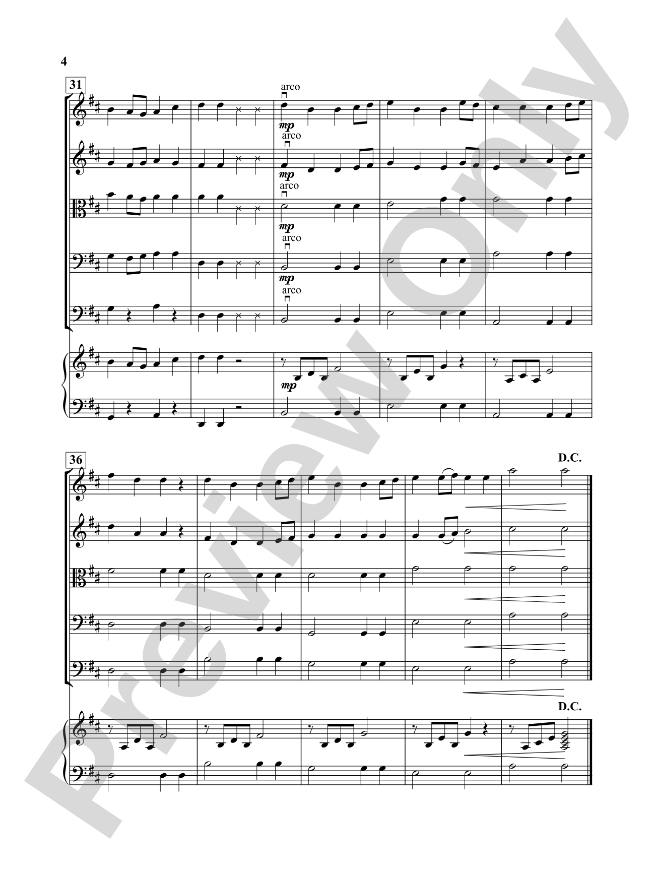 Steppin' Out: String Orchestra Conductor Score & Parts