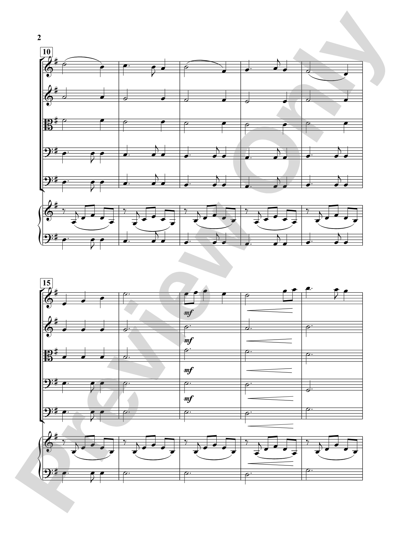 Celtic Meditation: String Orchestra Conductor Score & Parts
