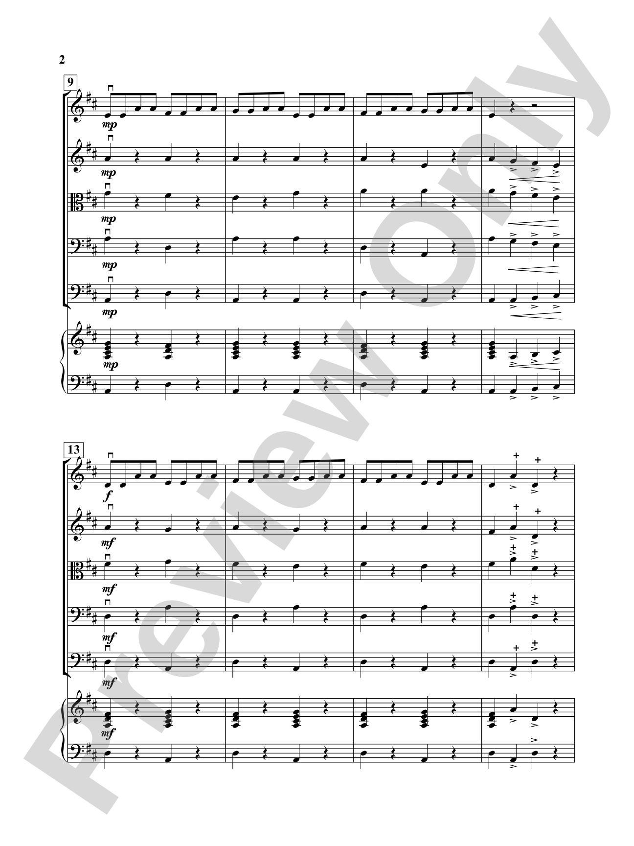 Jumpin' Jelly Beans: String Orchestra Conductor Score & Parts