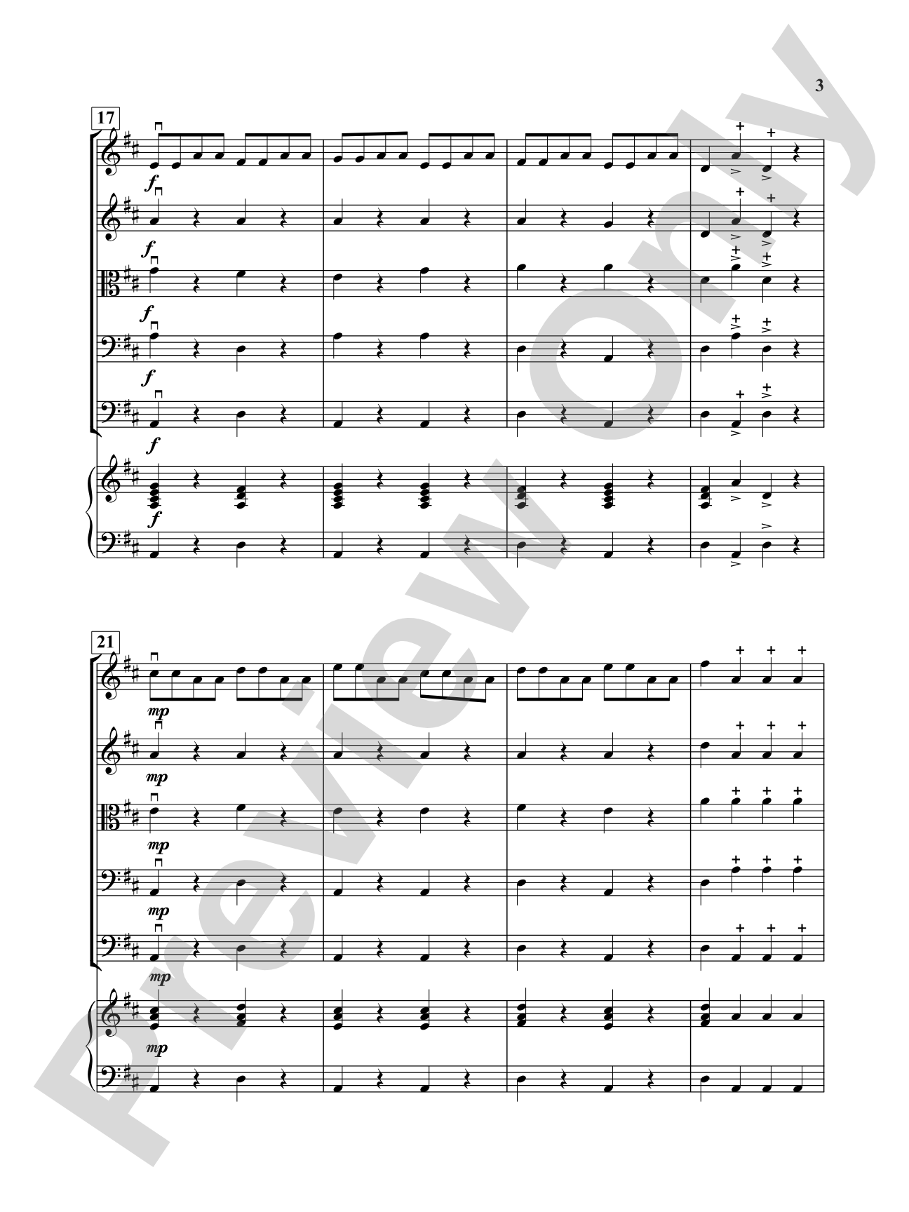 Jumpin' Jelly Beans: String Orchestra Conductor Score & Parts