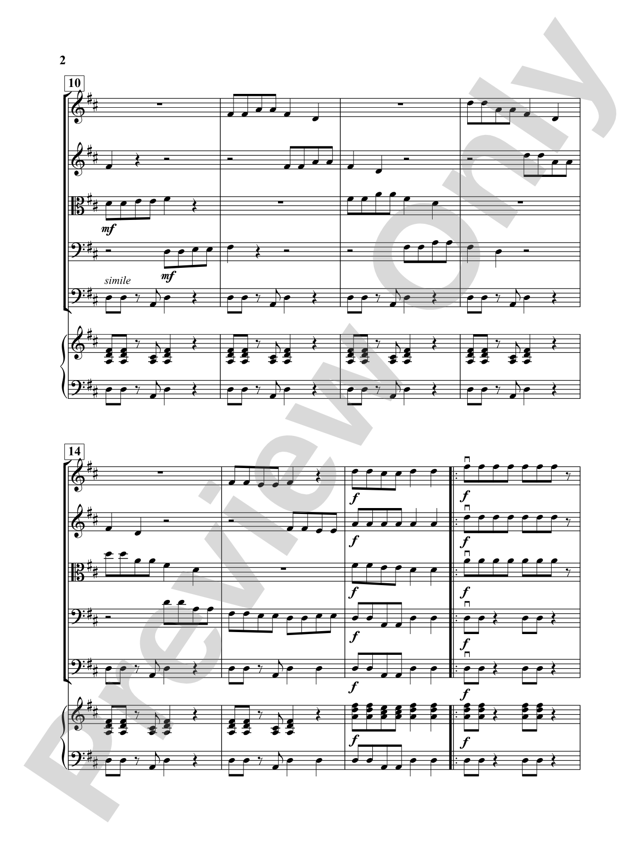 Catch Me If You Can: String Orchestra Conductor Score & Parts