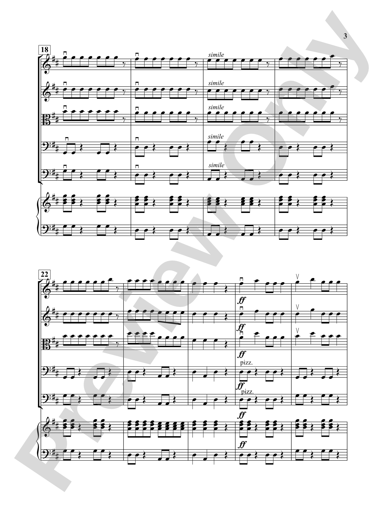 Catch Me If You Can: String Orchestra Conductor Score & Parts