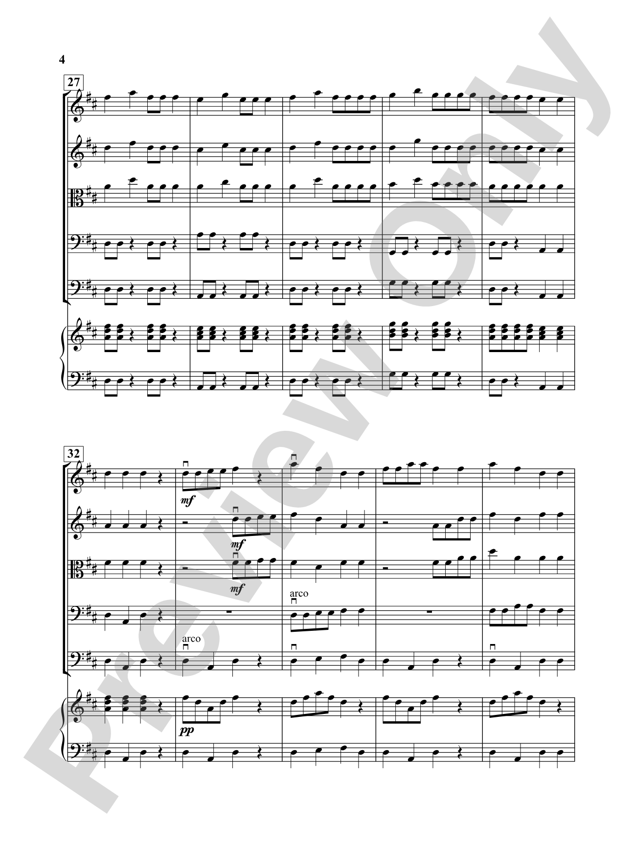 Catch Me If You Can: String Orchestra Conductor Score & Parts