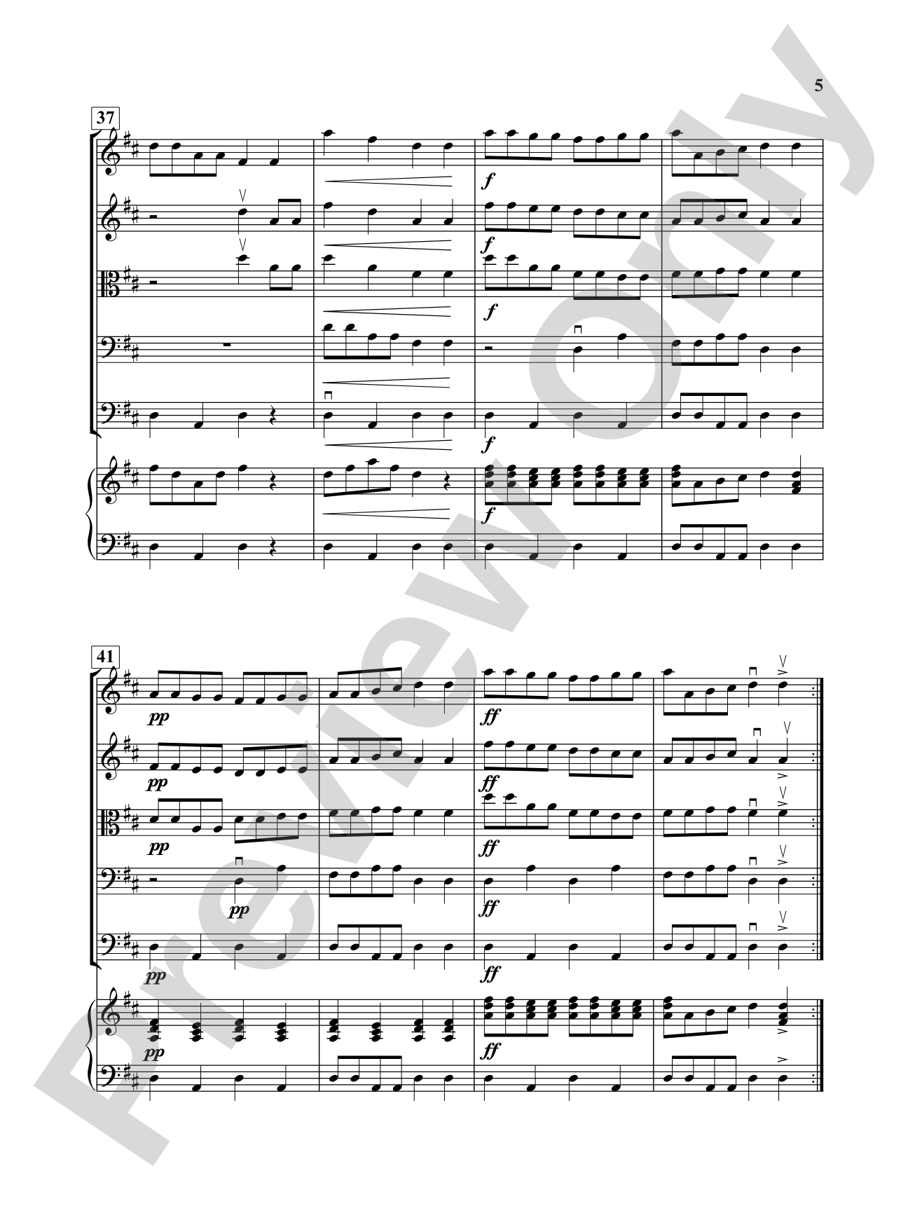 Catch Me If You Can: String Orchestra Conductor Score & Parts