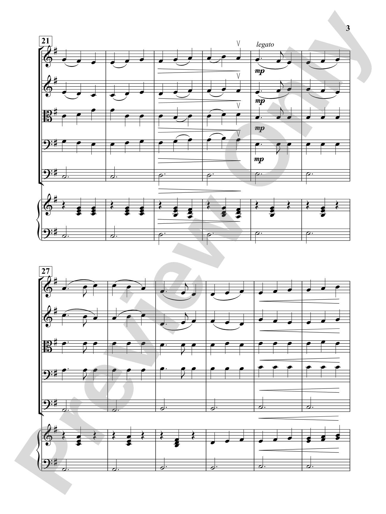 Pastoral Dreaming: String Orchestra Conductor Score & Parts