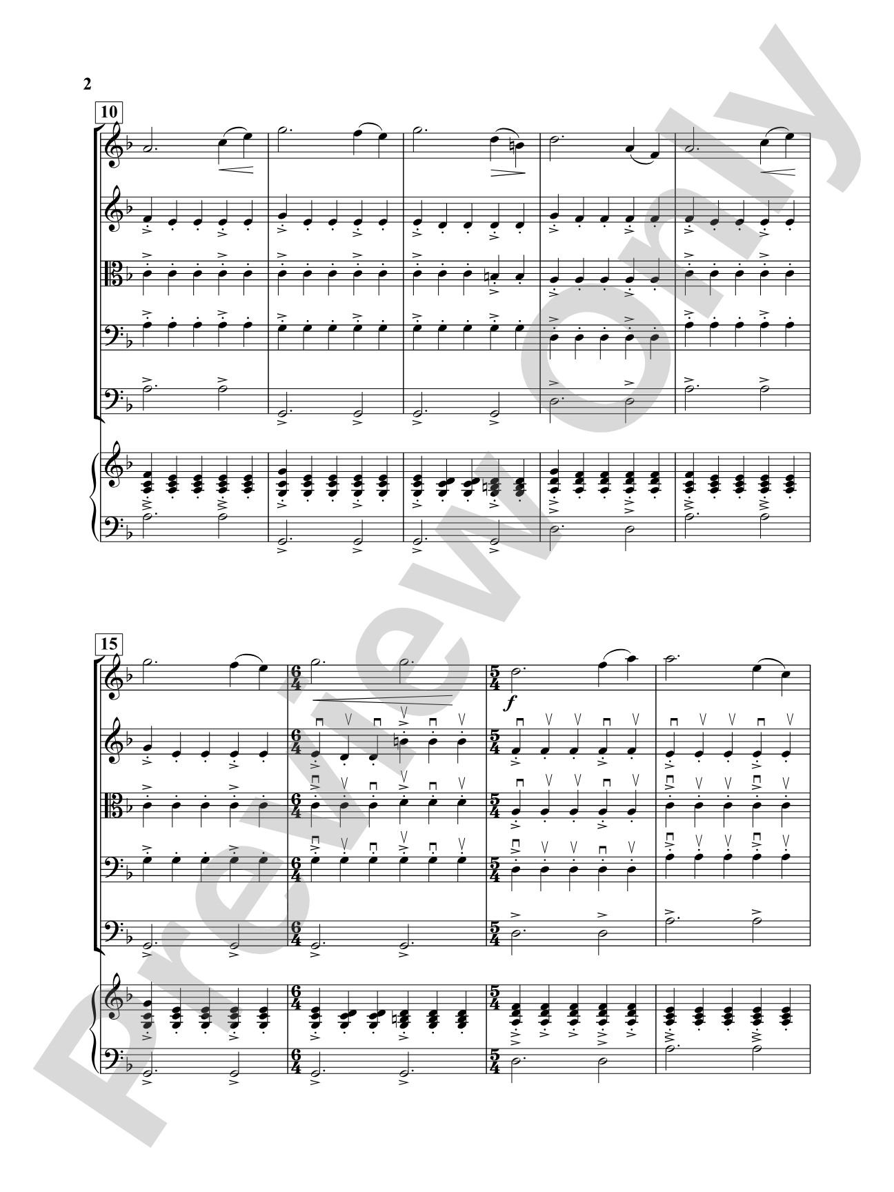Journey of Five: String Orchestra Conductor Score & Parts