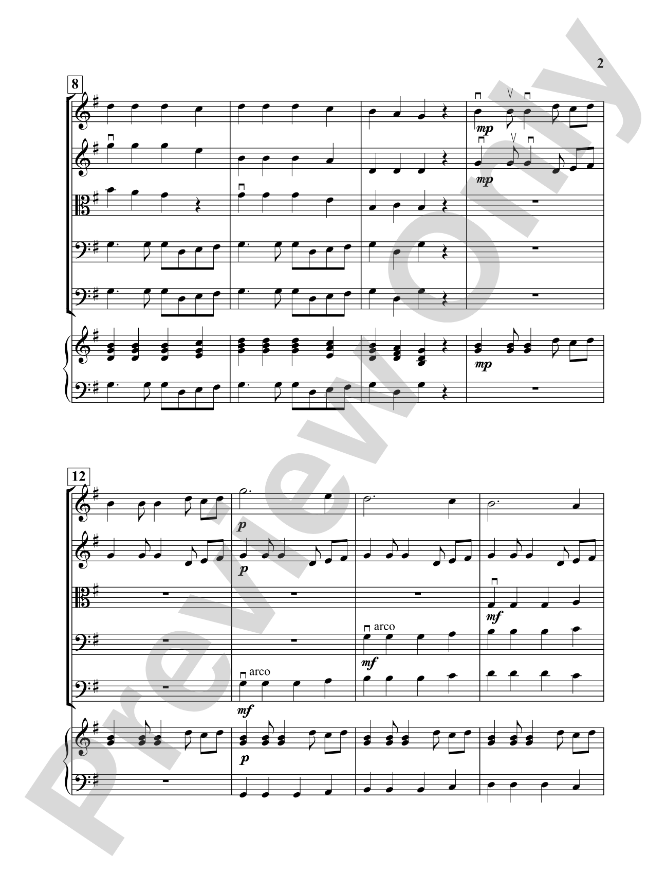 Koala Kanon: String Orchestra Conductor Score & Parts
