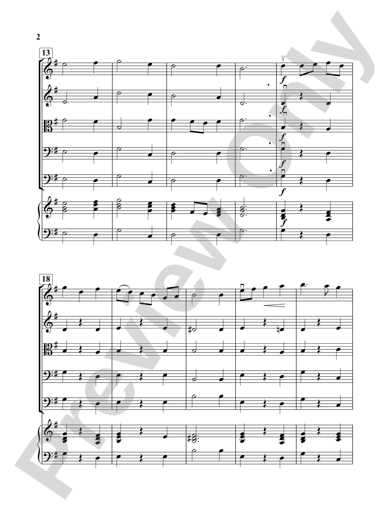 Entrata Maestoso: String Orchestra Conductor Score & Parts