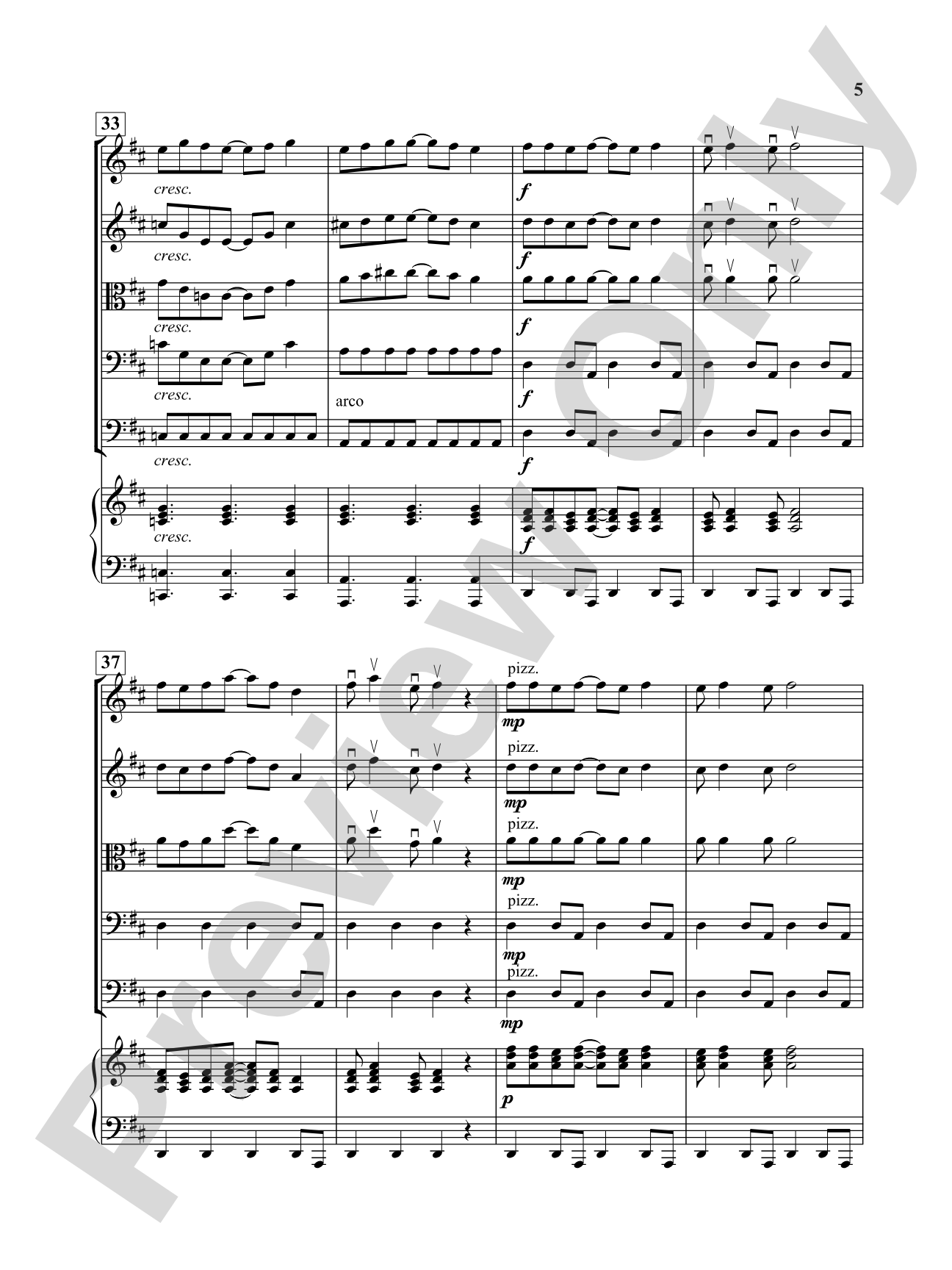 Somerwood Celebration: String Orchestra Conductor Score & Parts