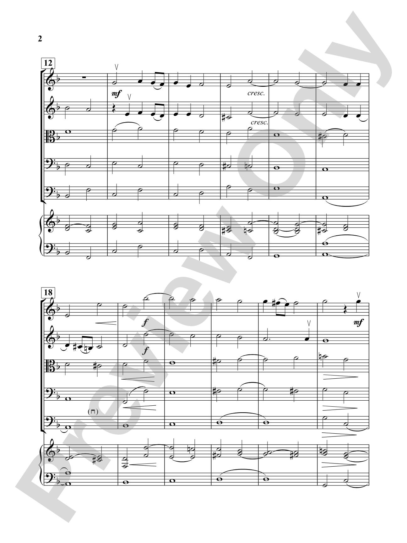 Hear Me O Lord: String Orchestra Conductor Score & Parts