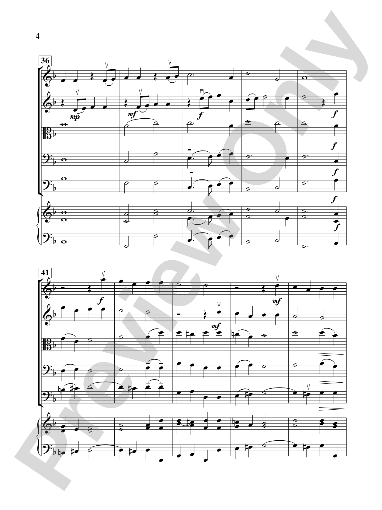 Hear Me O Lord: String Orchestra Conductor Score & Parts