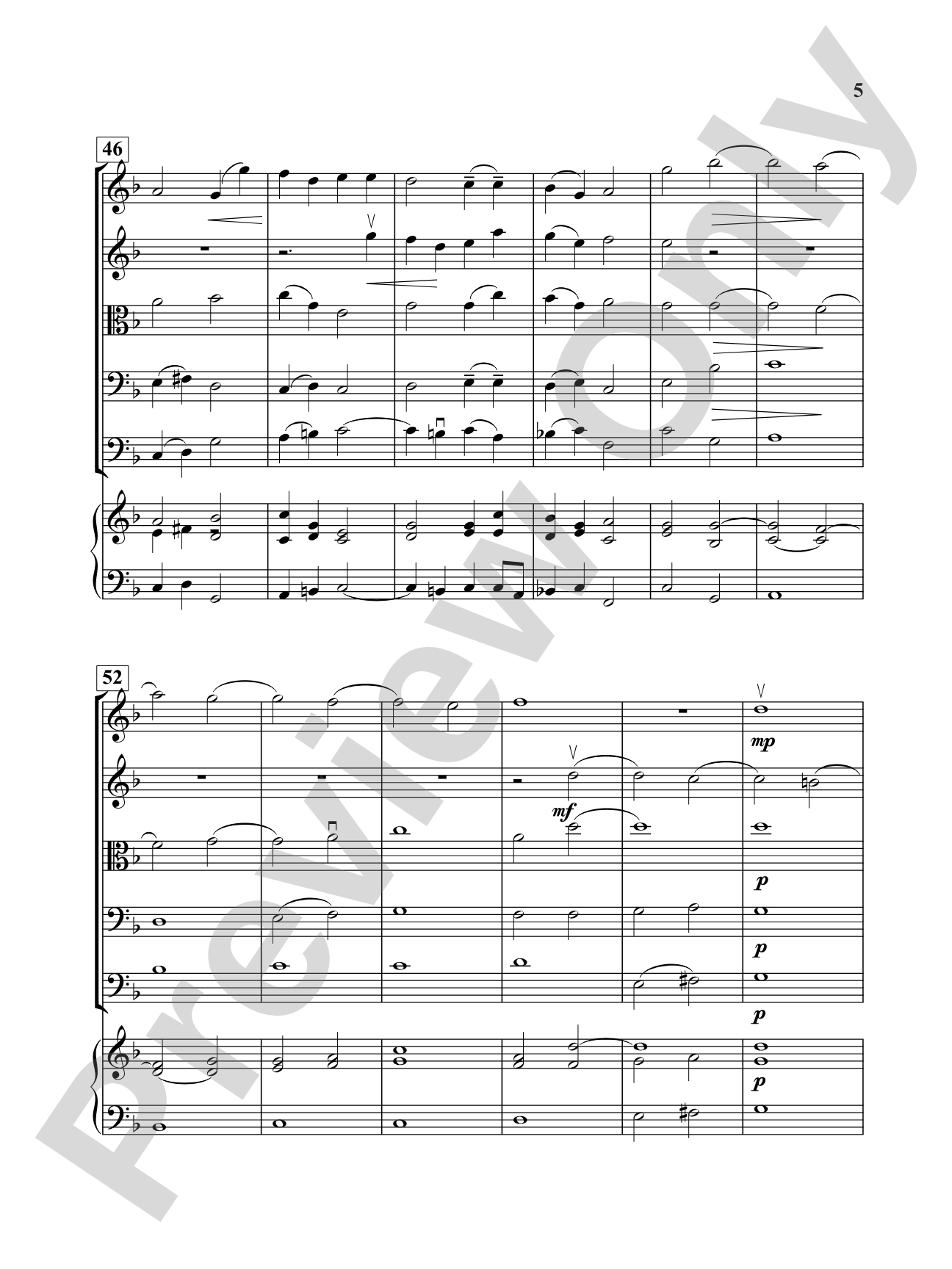 Hear Me O Lord: String Orchestra Conductor Score & Parts