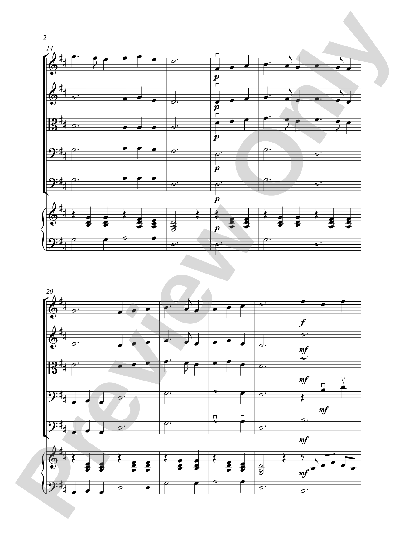 Petite Valse: Score