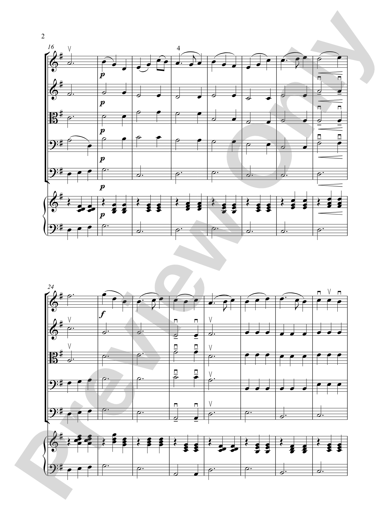 Sunday Stroll: String Orchestra Conductor Score & Parts
