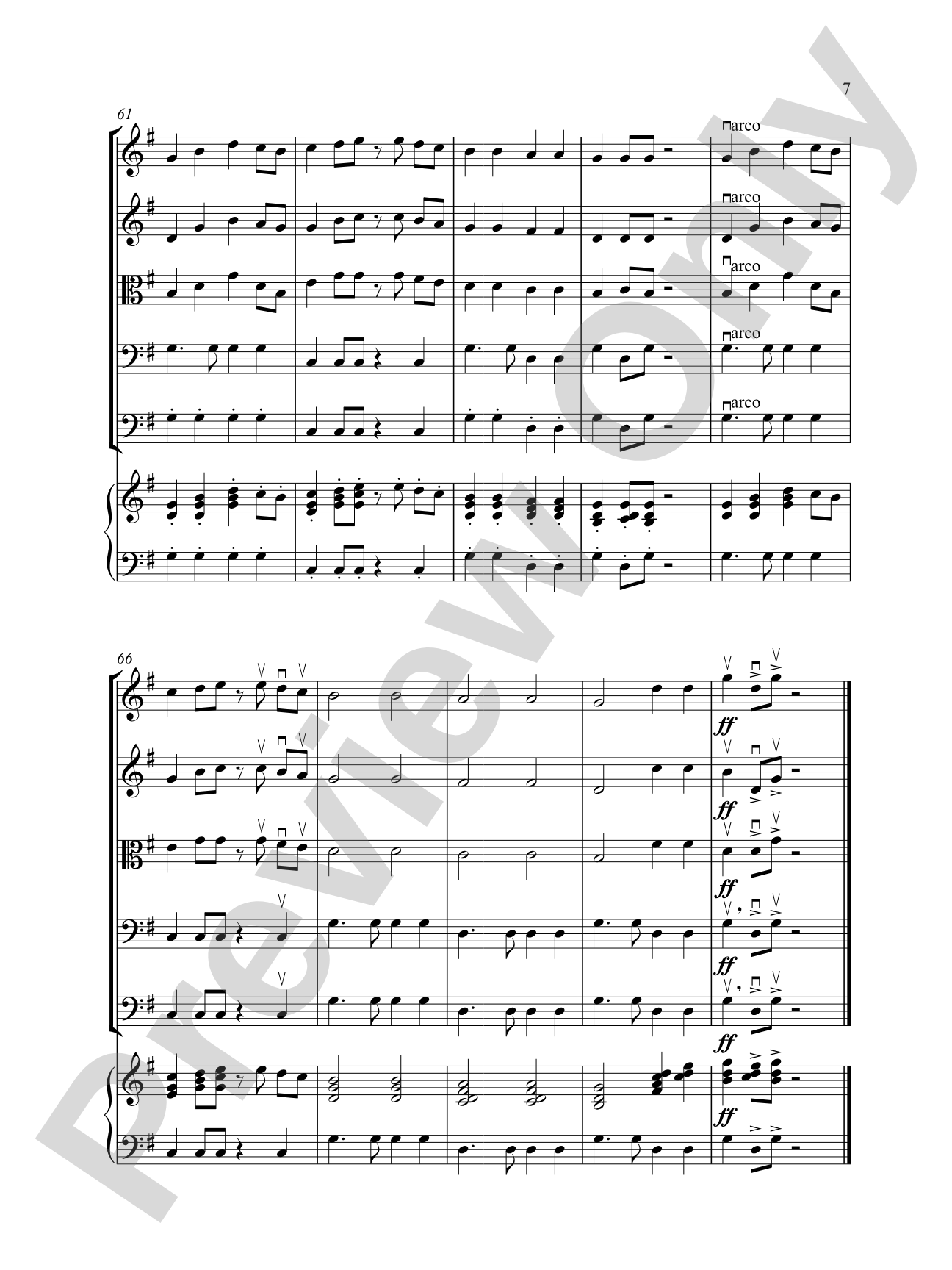 Mexican Holiday: String Orchestra Conductor Score & Parts