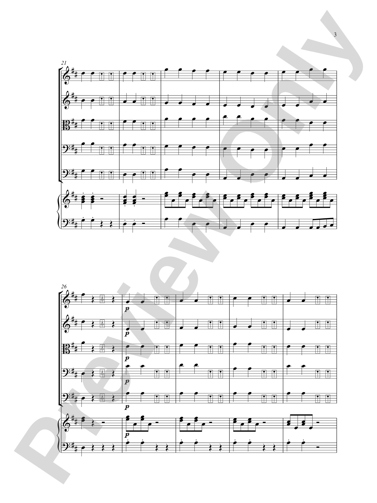 Mousey at the Door: String Orchestra Conductor Score & Parts