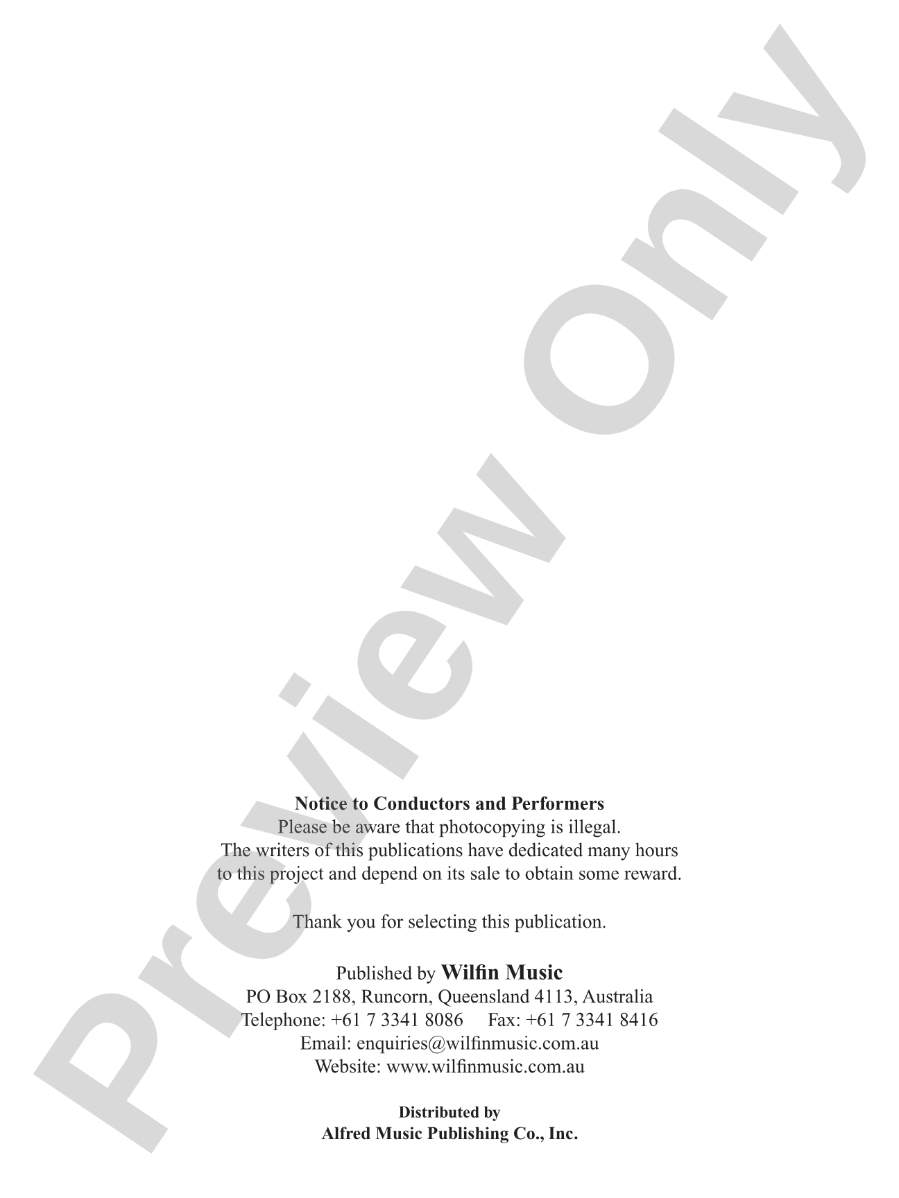 Wombat Waltz: String Orchestra Conductor Score & Parts