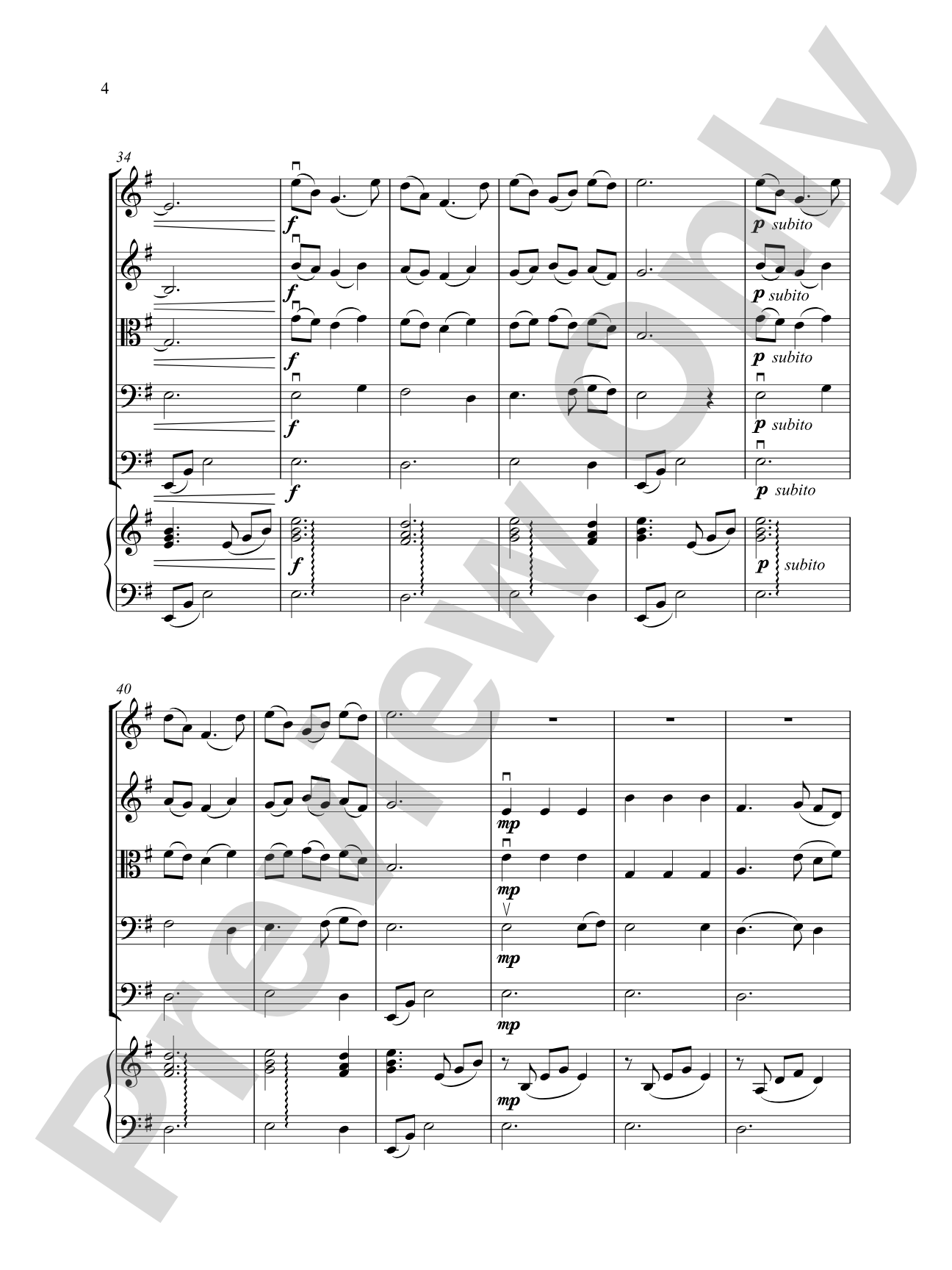Fantasia on Scarborough Fair: String Orchestra Conductor Score & Parts