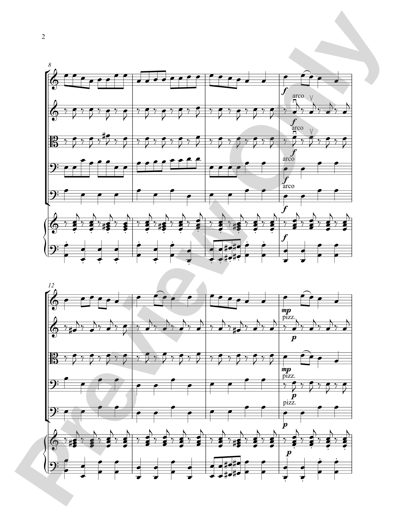 Dance of the Cossacks: Score