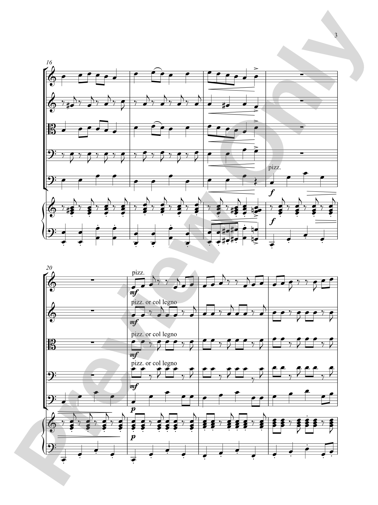 Dance of the Cossacks: Score