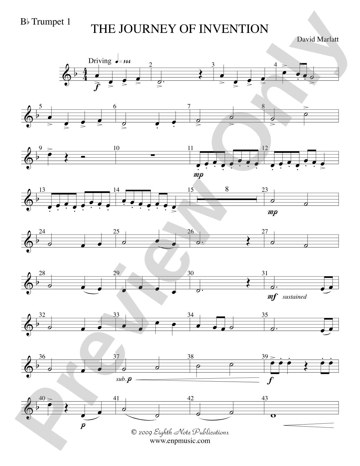 The Journey of Invention: 1st B-flat Trumpet