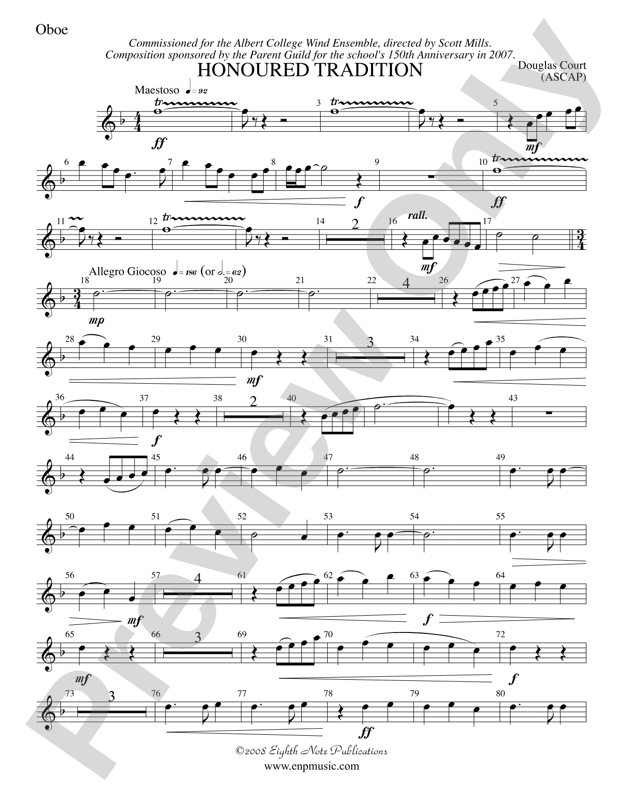 Honoured Tradition: Oboe