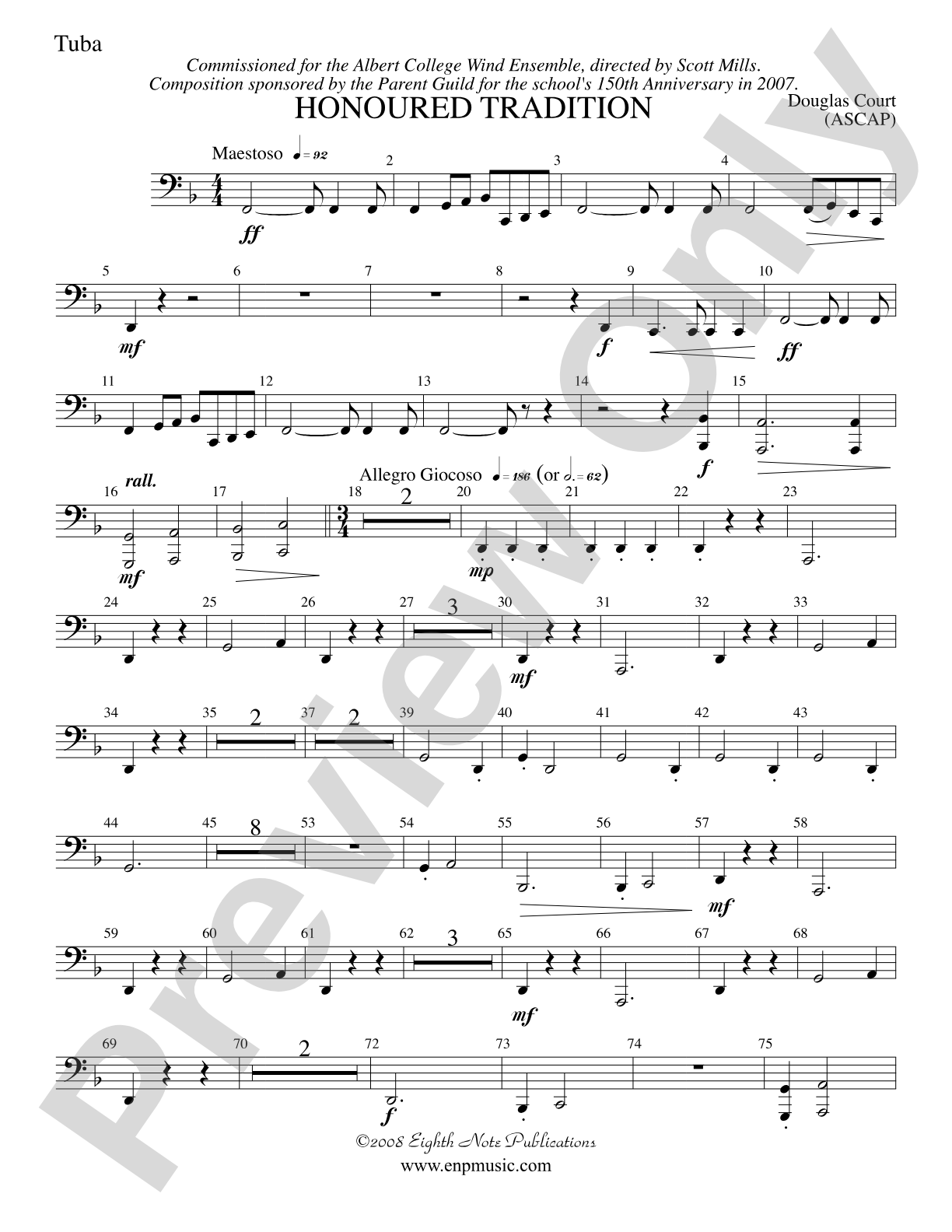Honoured Tradition: Tuba
