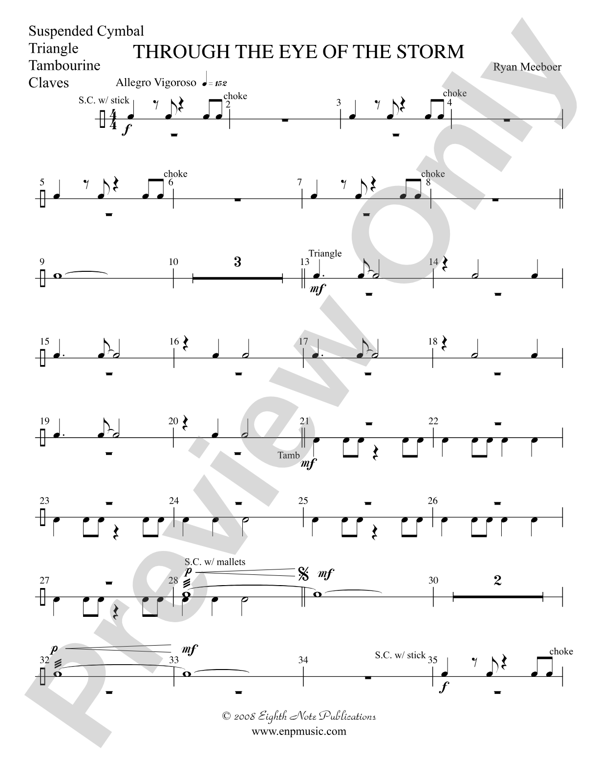 Through the Eye of the Storm: 2nd Percussion