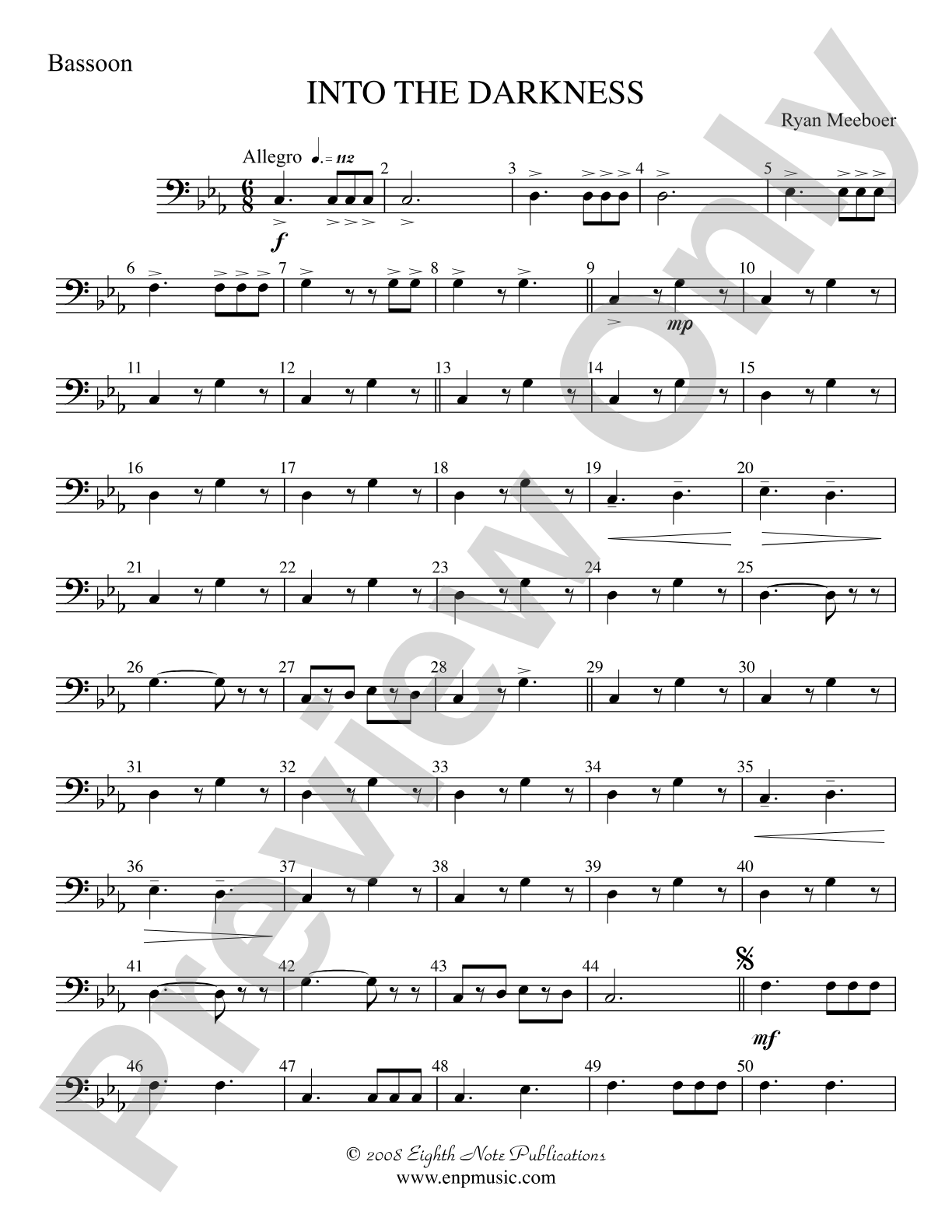 Into the Darkness: Bassoon