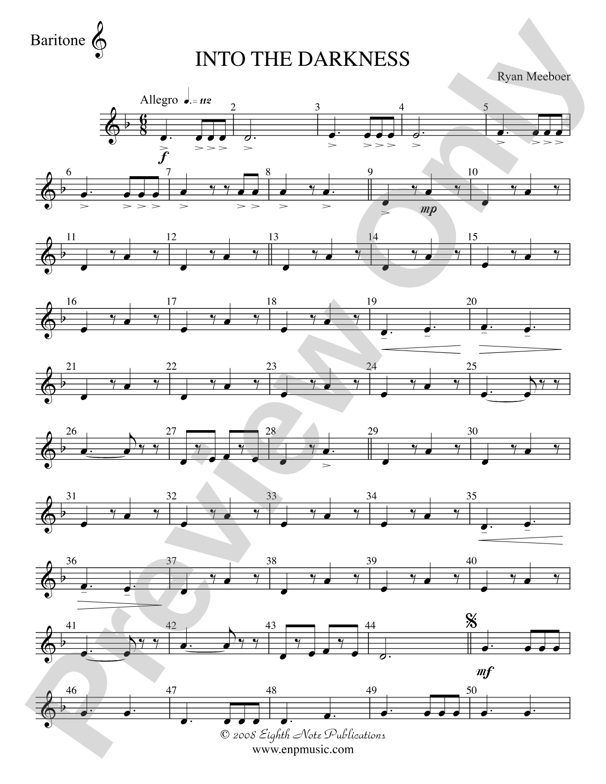 Into the Darkness: Baritone T.C.