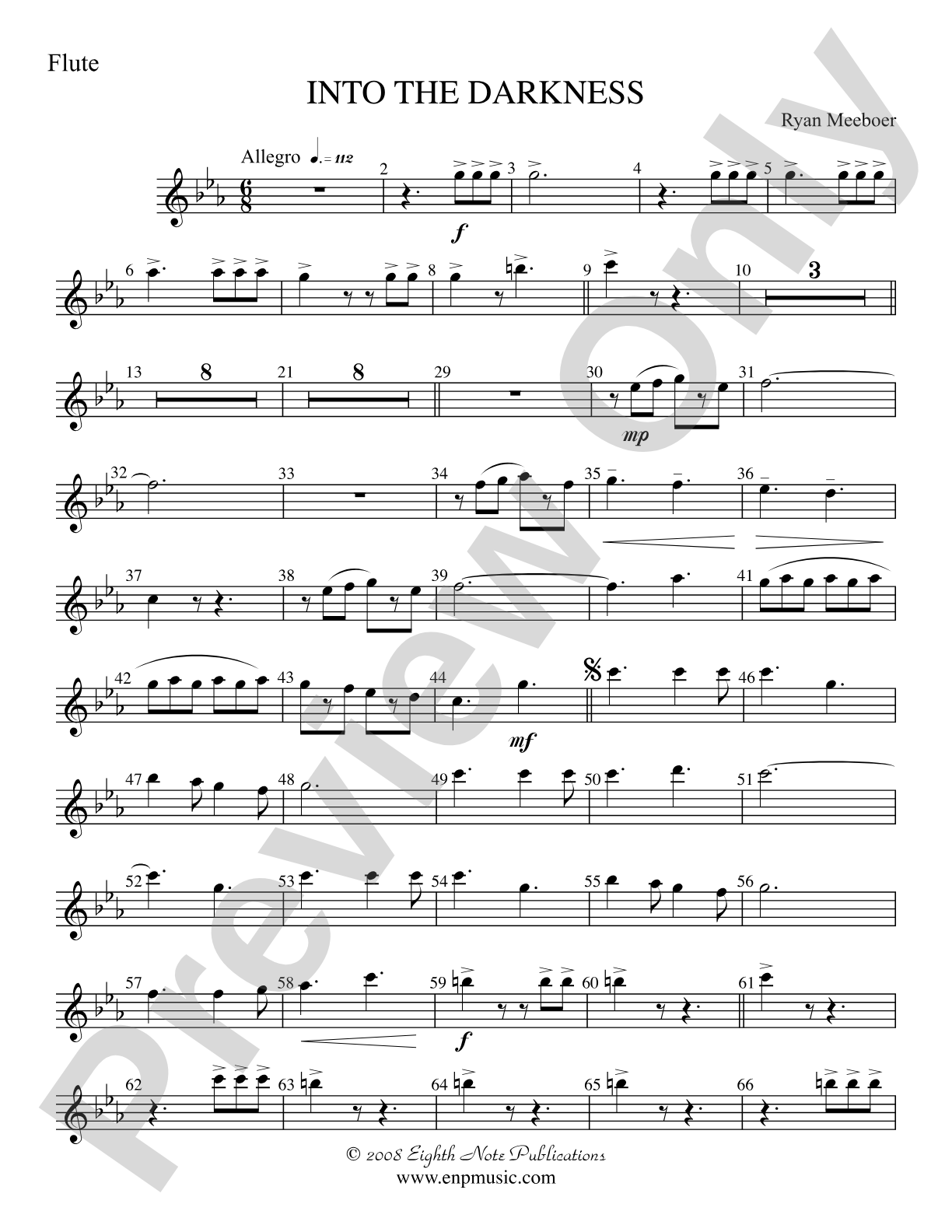 Into the Darkness: Flute