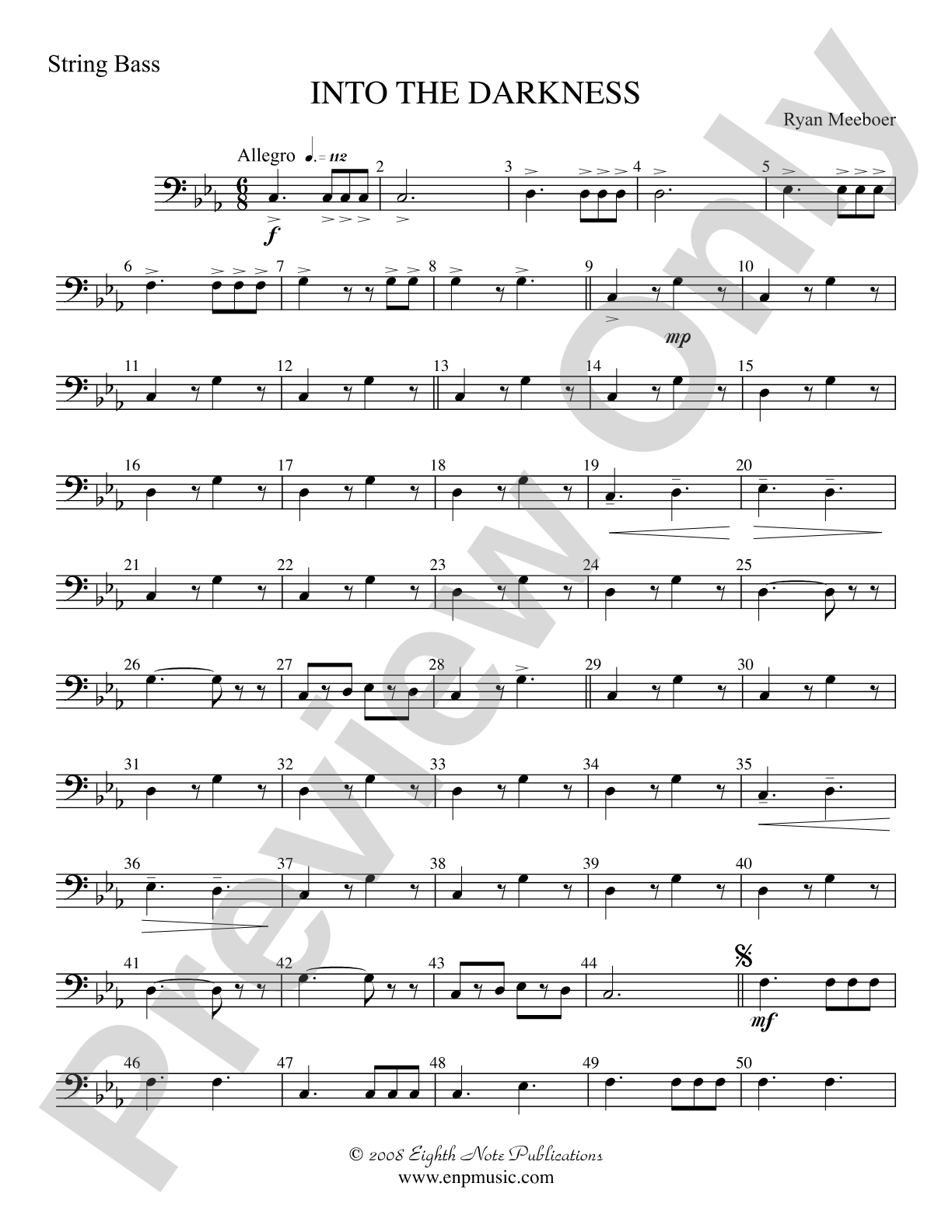 Into the Darkness: String Bass