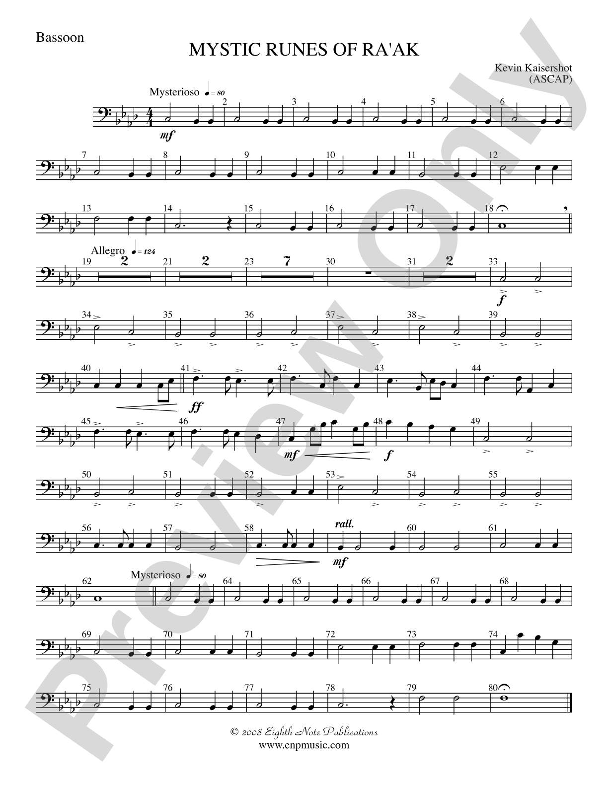 Mystic Runes of Ra’ak: Bassoon
