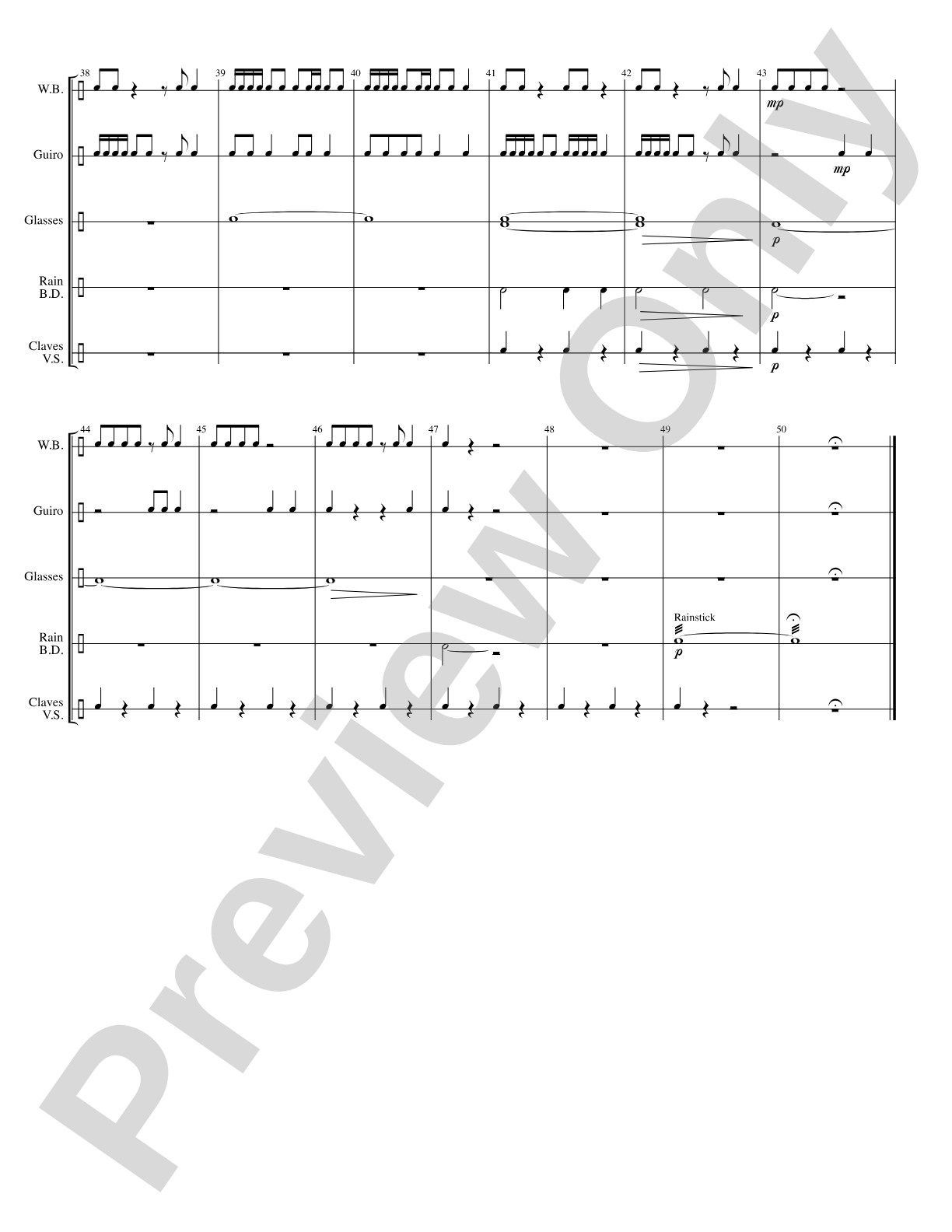 The Woodpecker and the Lumberjack: Percussion Ensemble Score & Parts