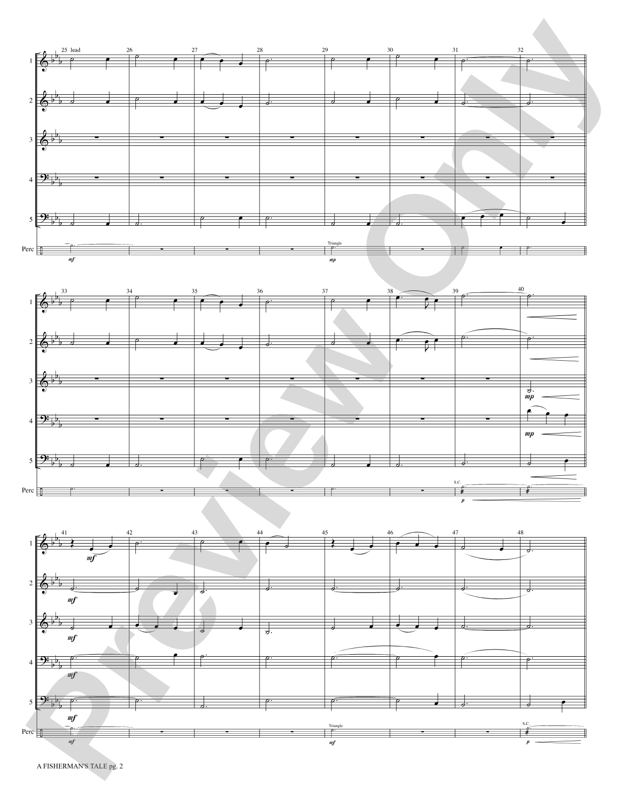 A Fisherman's Tale: Interchangeable Woodwind Ensemble Score & Parts