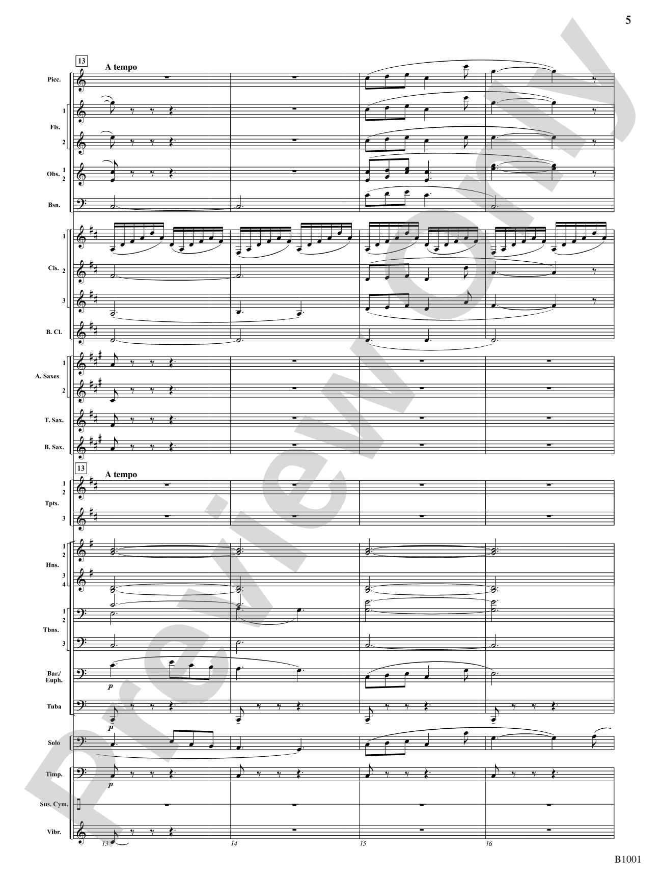 O Mio Babbino Caro (from Puccini's <i>Gianni Schicchi</i>): Concert Band Conductor Score & Parts