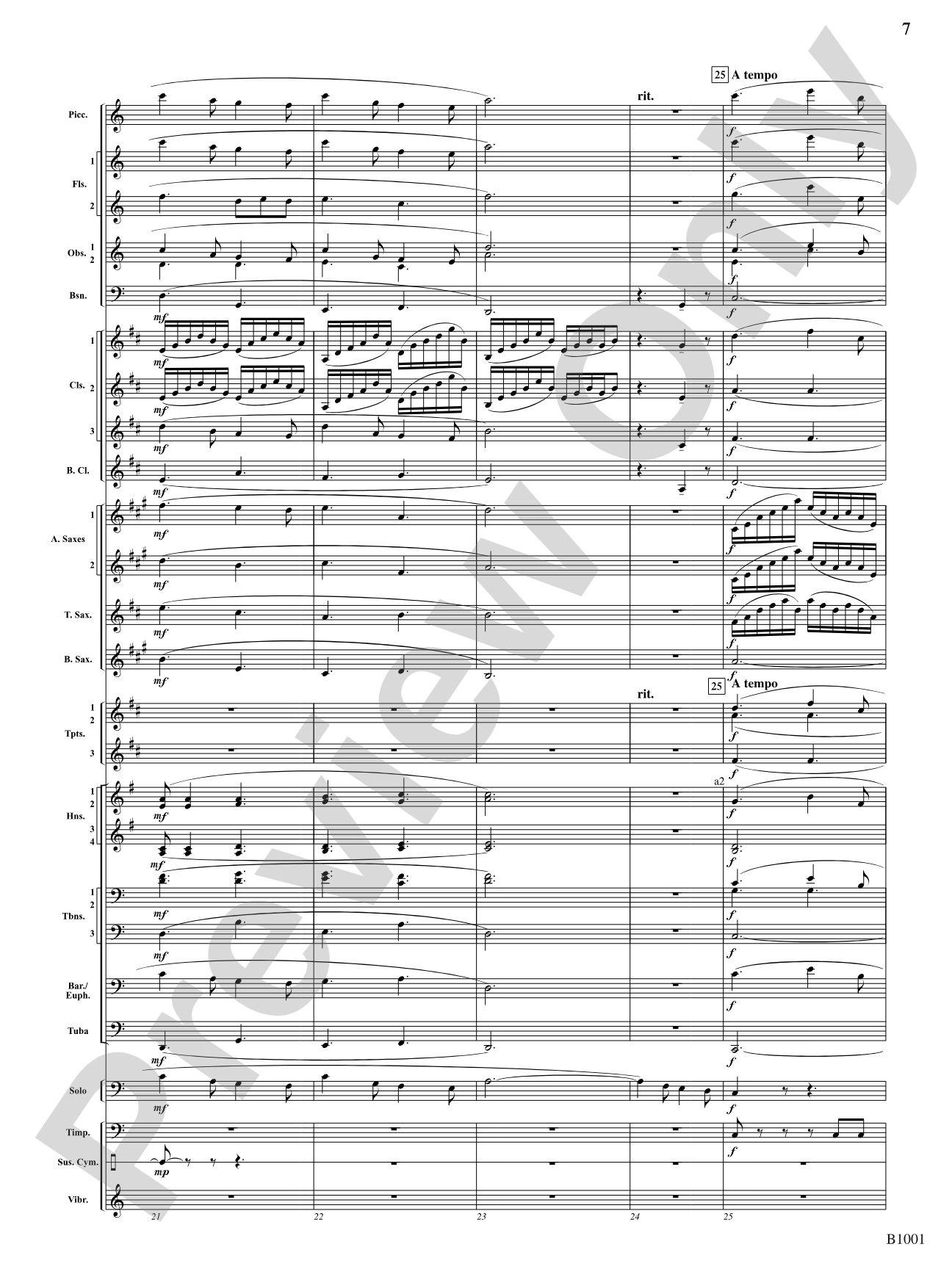 O Mio Babbino Caro (from Puccini's <i>Gianni Schicchi</i>): Concert Band Conductor Score & Parts