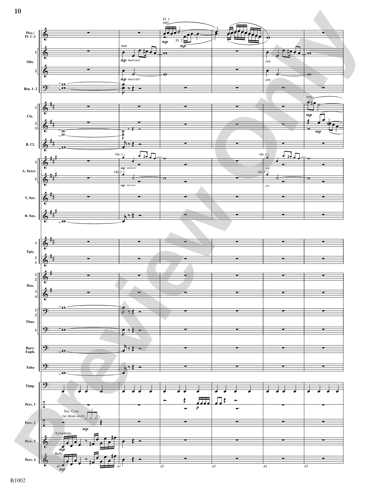 Invictus: Concert Band Conductor Score & Parts