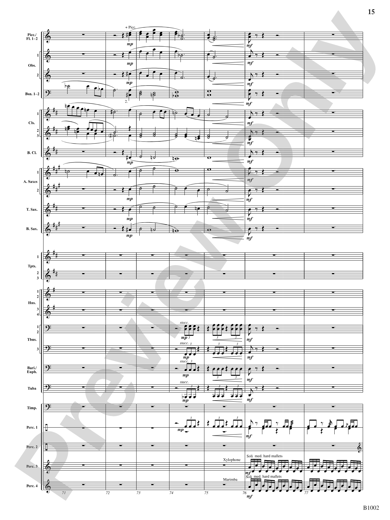 Invictus: Concert Band Conductor Score & Parts