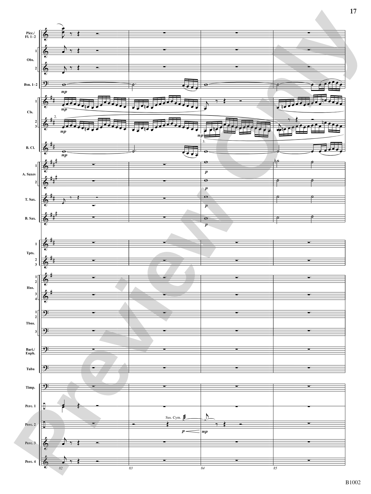 Invictus: Concert Band Conductor Score & Parts