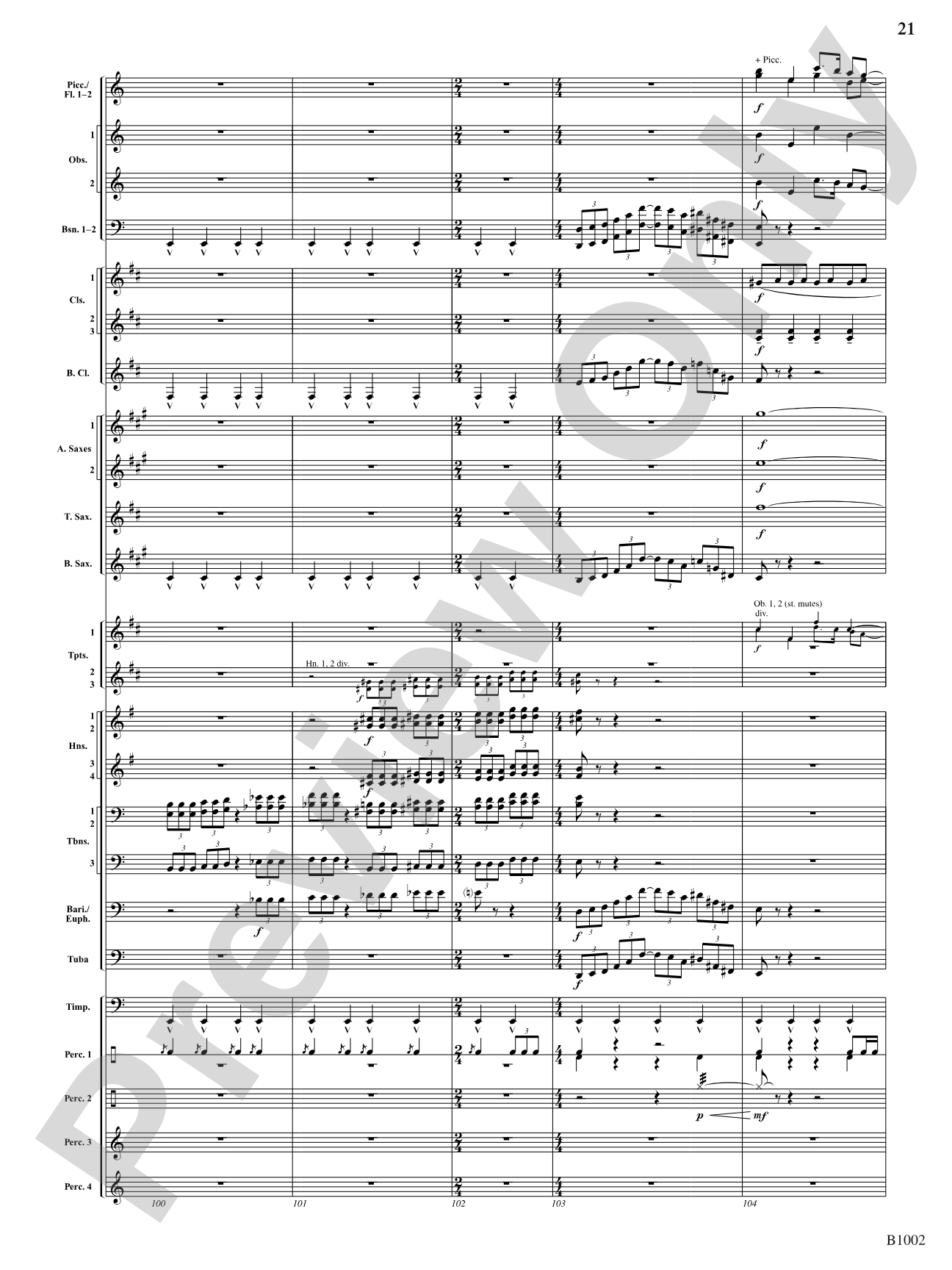 Invictus: Concert Band Conductor Score & Parts