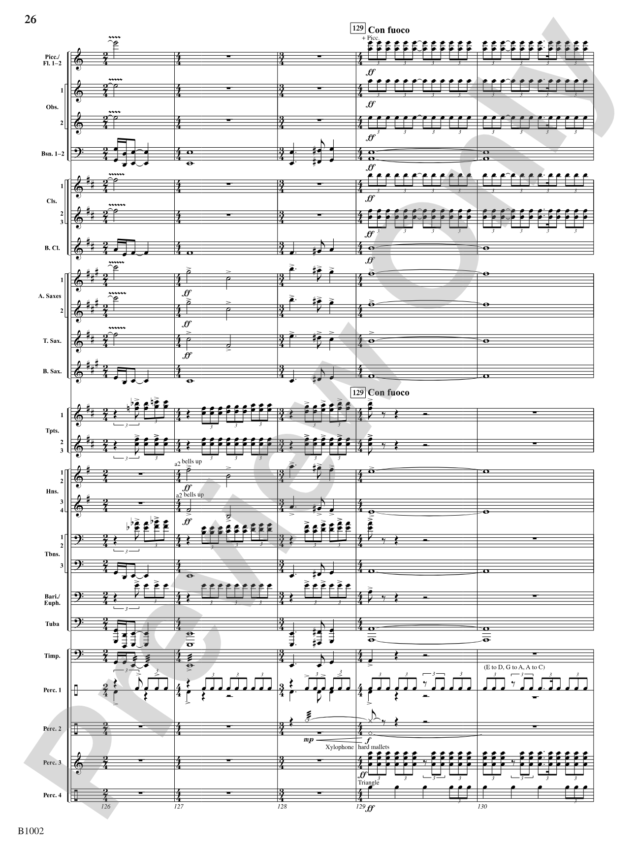 Invictus: Concert Band Conductor Score & Parts