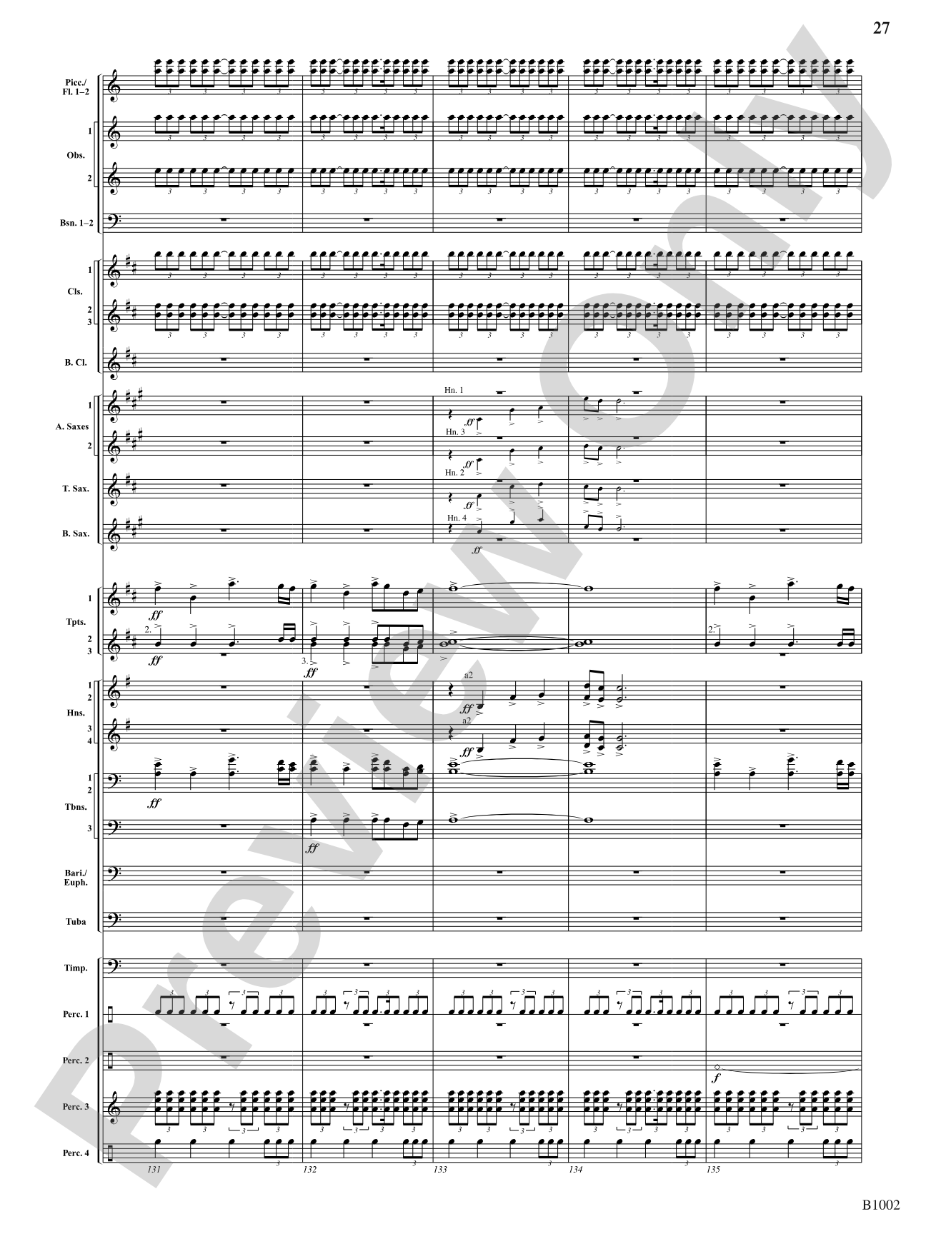 Invictus: Concert Band Conductor Score & Parts