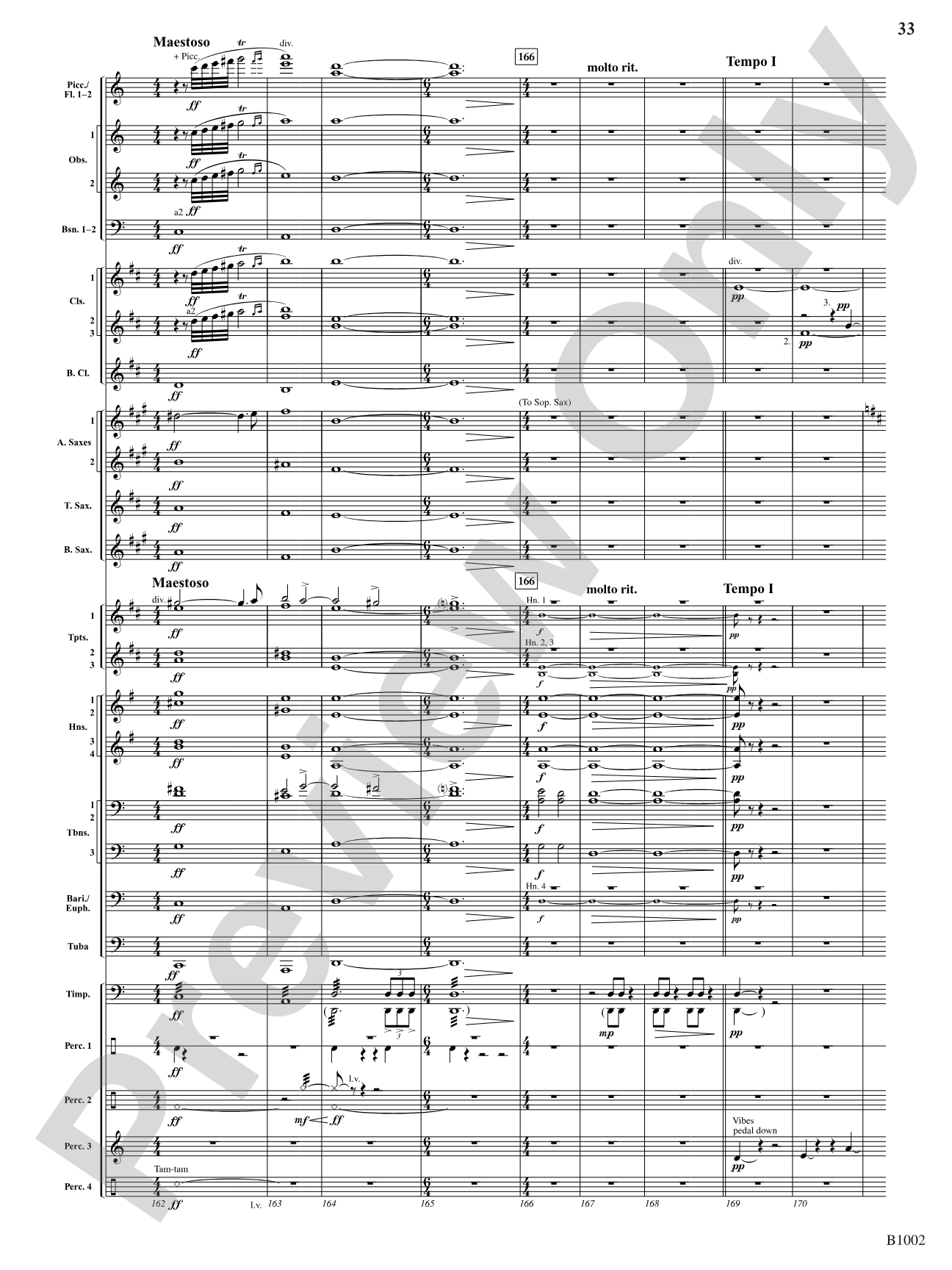 Invictus: Concert Band Conductor Score & Parts