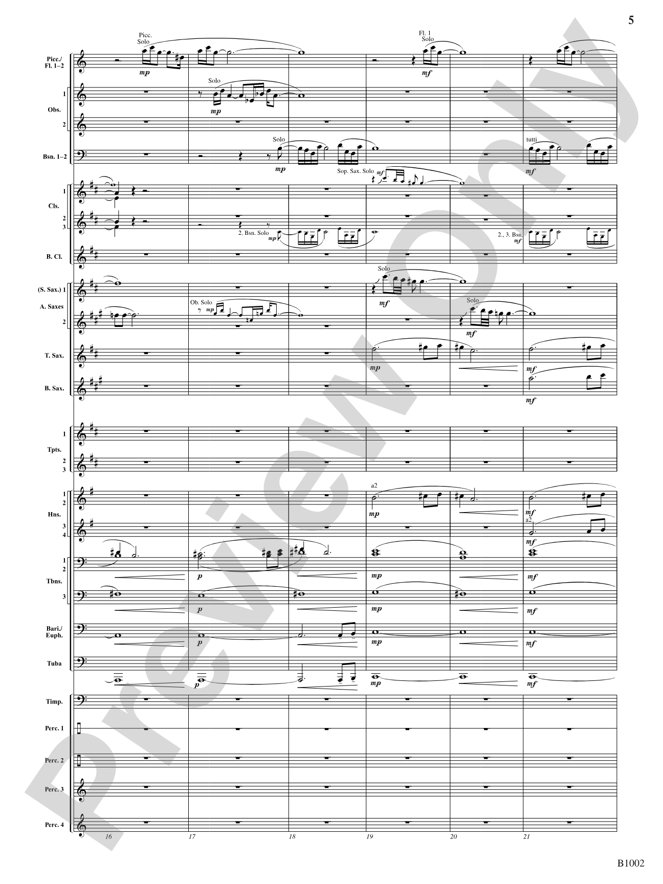 Invictus: Concert Band Conductor Score & Parts