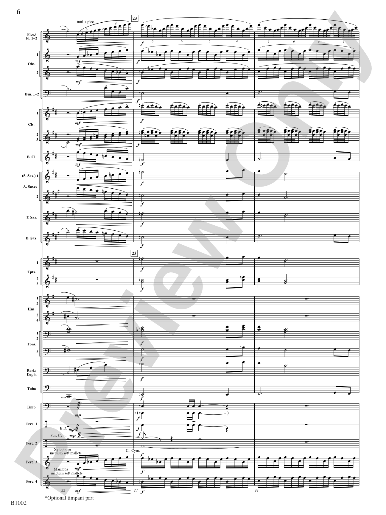 Invictus: Concert Band Conductor Score & Parts