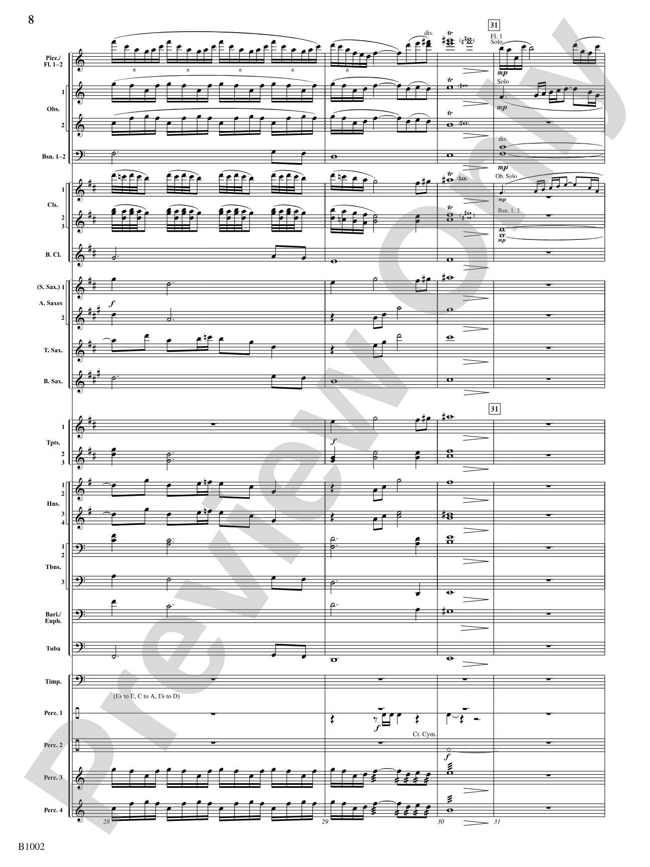 Invictus: Concert Band Conductor Score & Parts