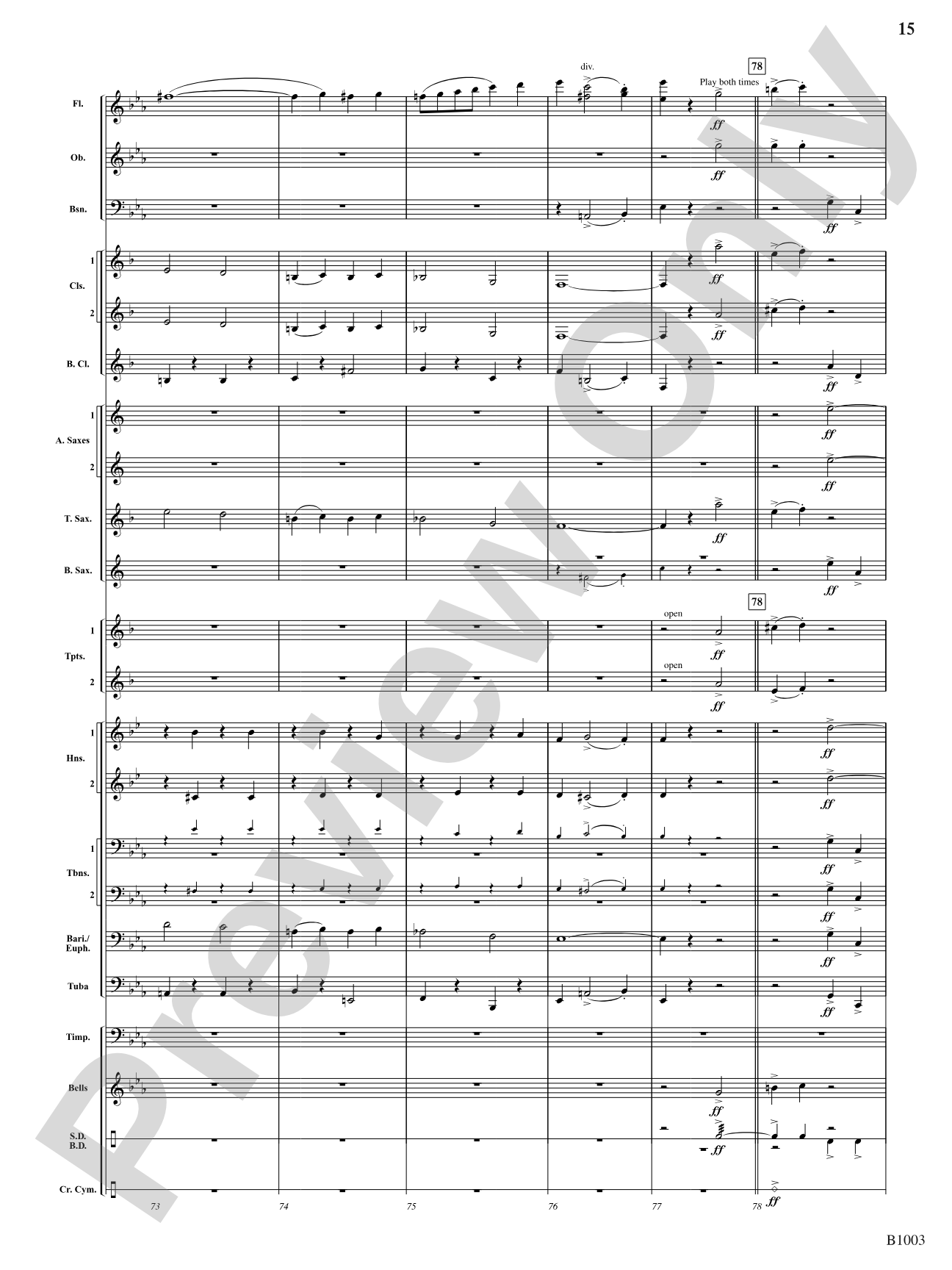 In Quest of Excellence: Concert Band Conductor Score & Parts