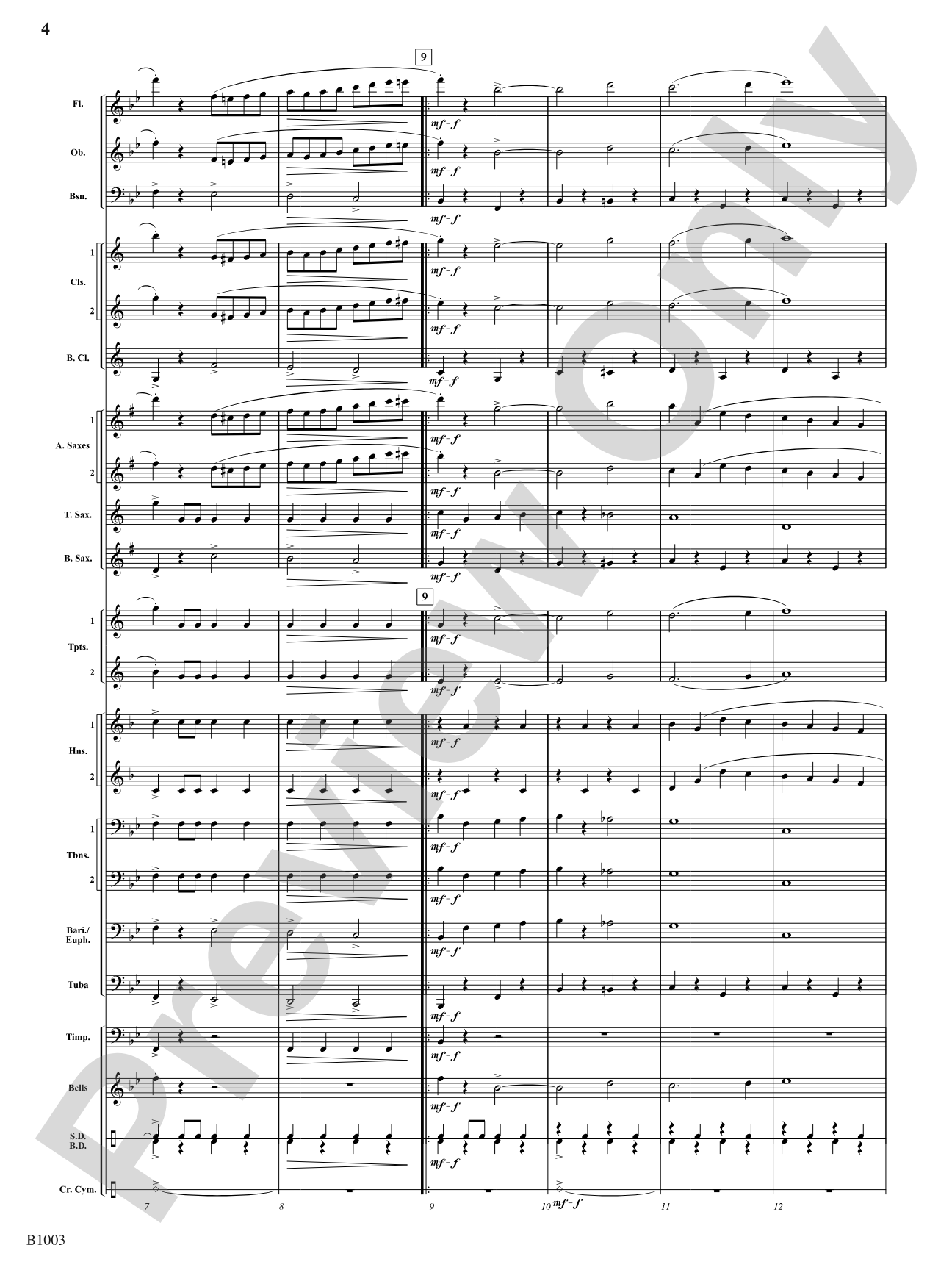 In Quest of Excellence: Concert Band Conductor Score & Parts
