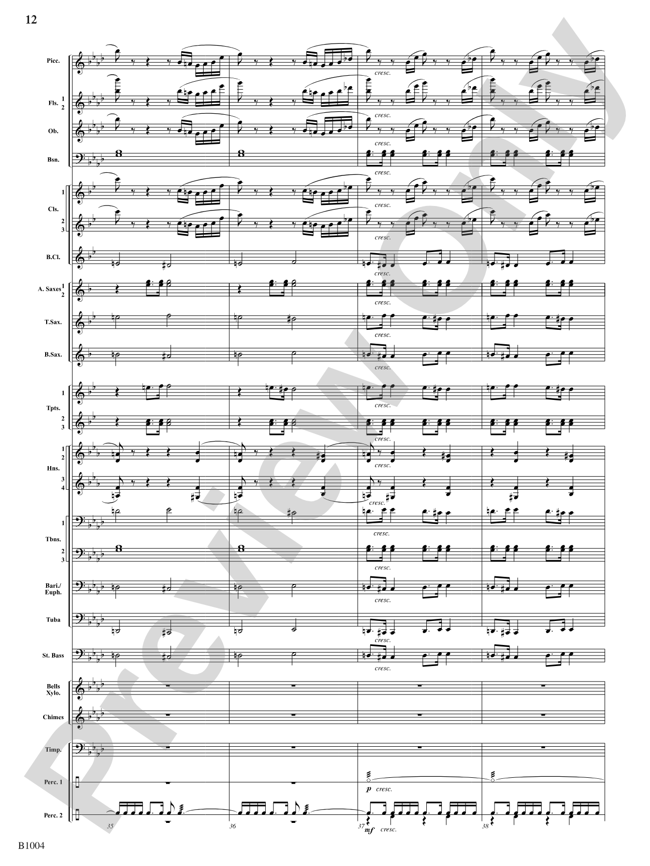 Sanctuary: Concert Band Conductor Score & Parts